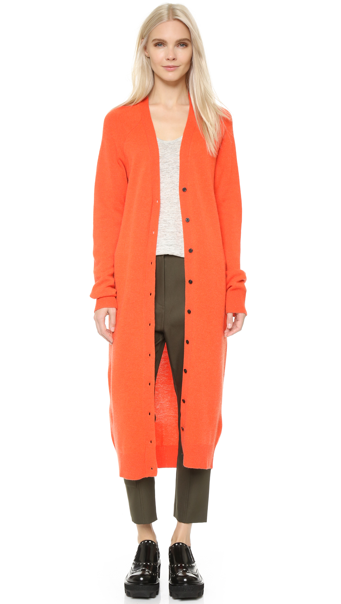 Cashwool Floor Length Cardigan