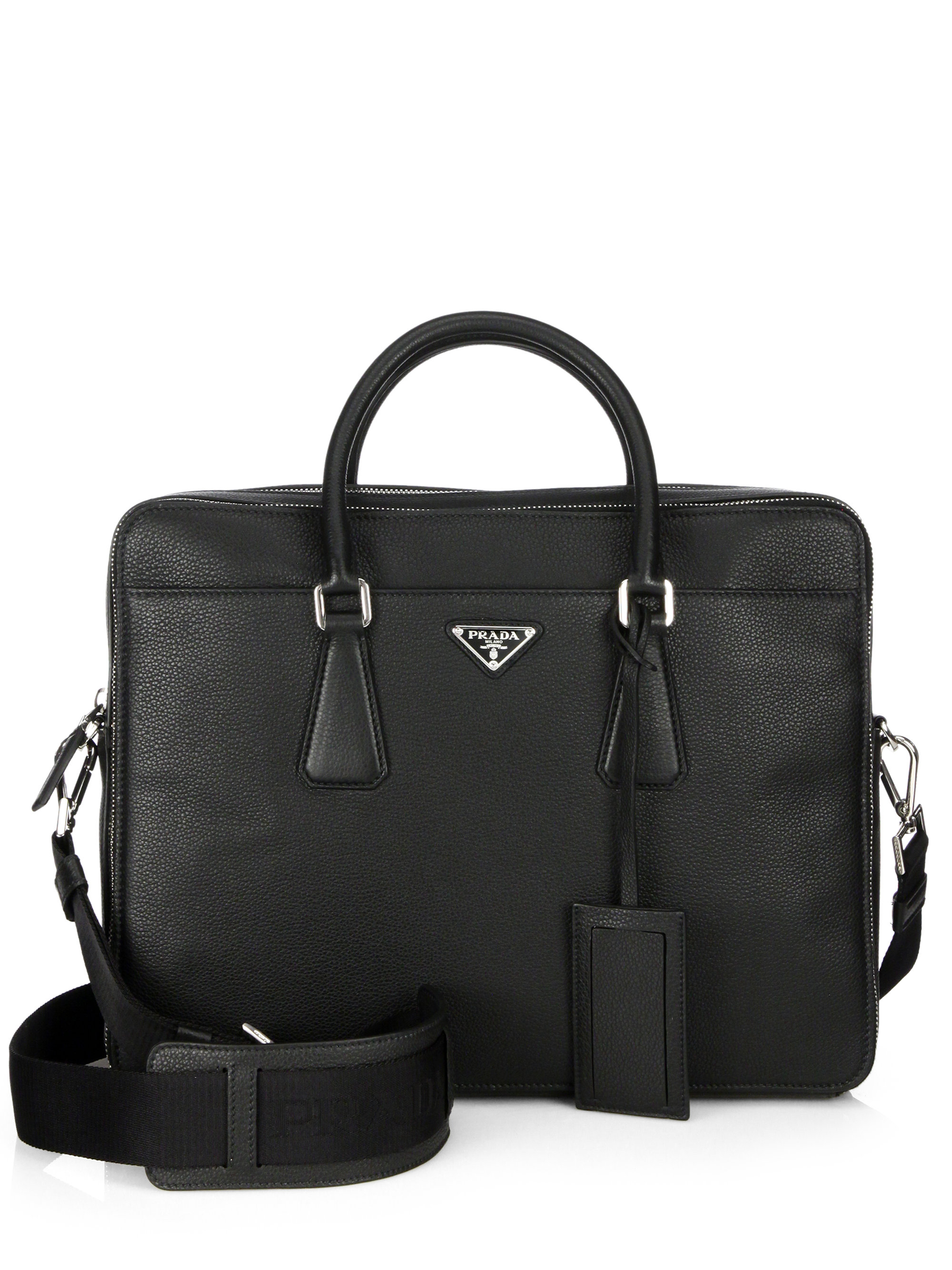 prada mens briefcase