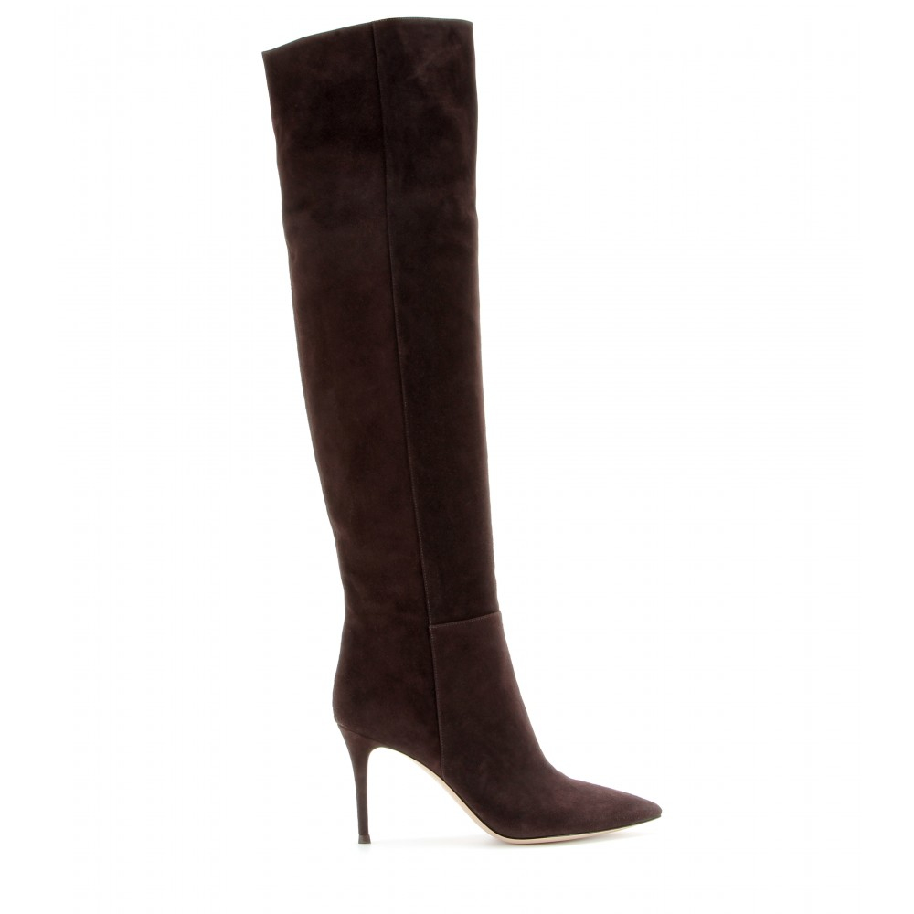 gianvito rossi over the knee suede boots