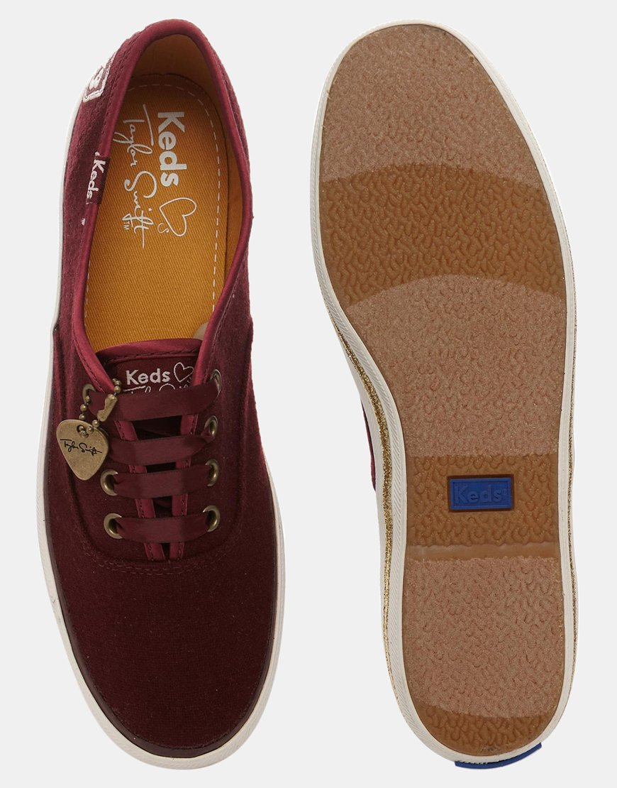 keds maroon shoes