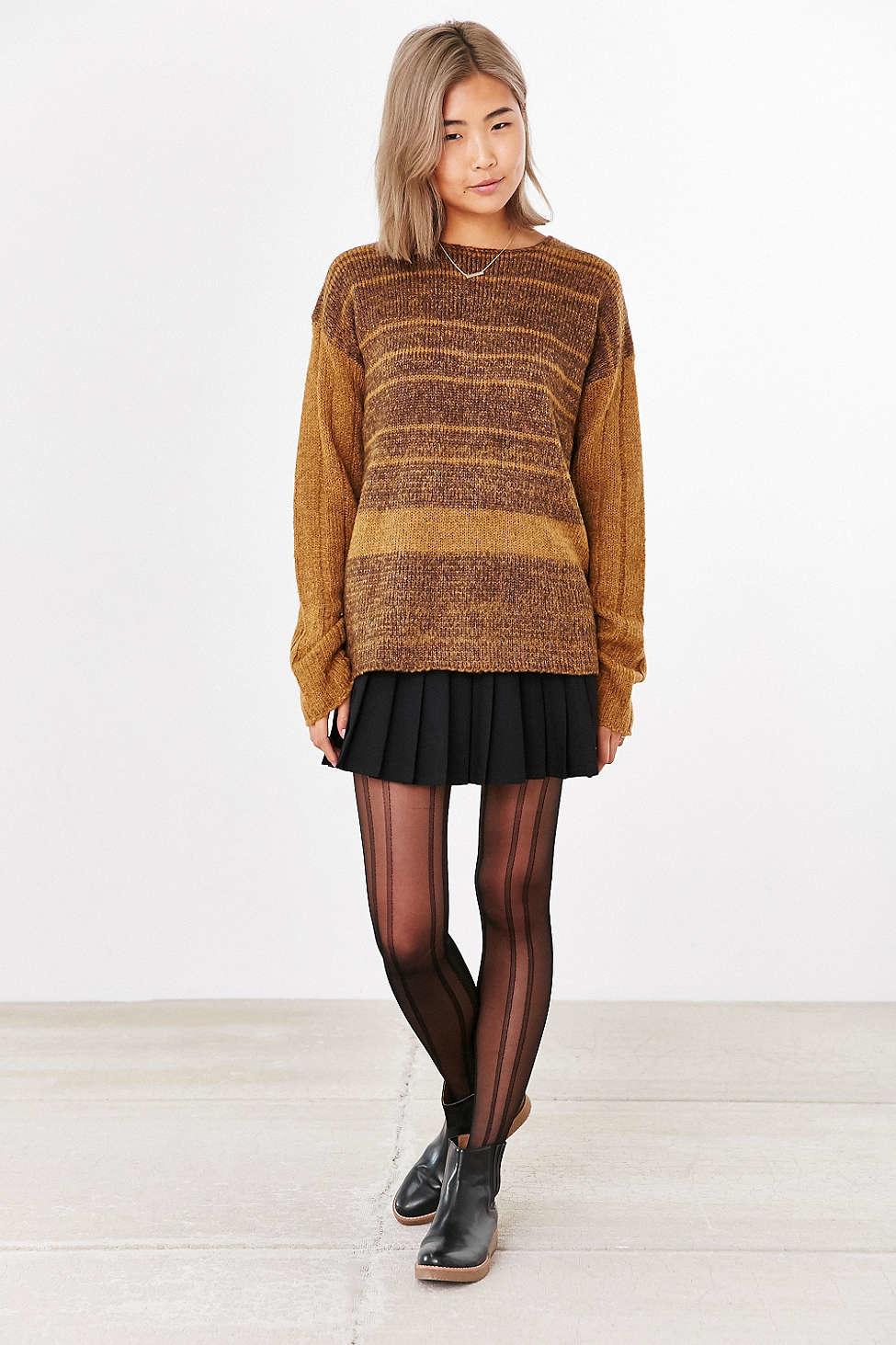 unif brown sweater