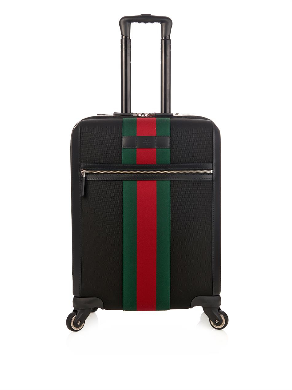 Gucci Classic Canvas Trolley Suitcase 