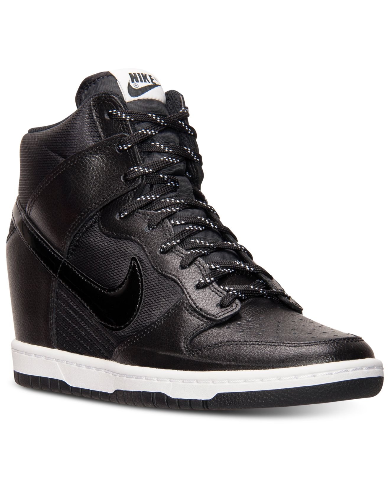 Nike Women&#39;s Dunk Sky Hi Essential Sneakers From Finish Line in Black/Black-White-1/1 (Black) - Lyst