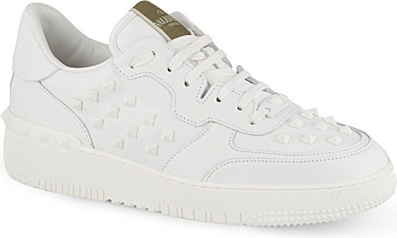 valentino mens trainers white