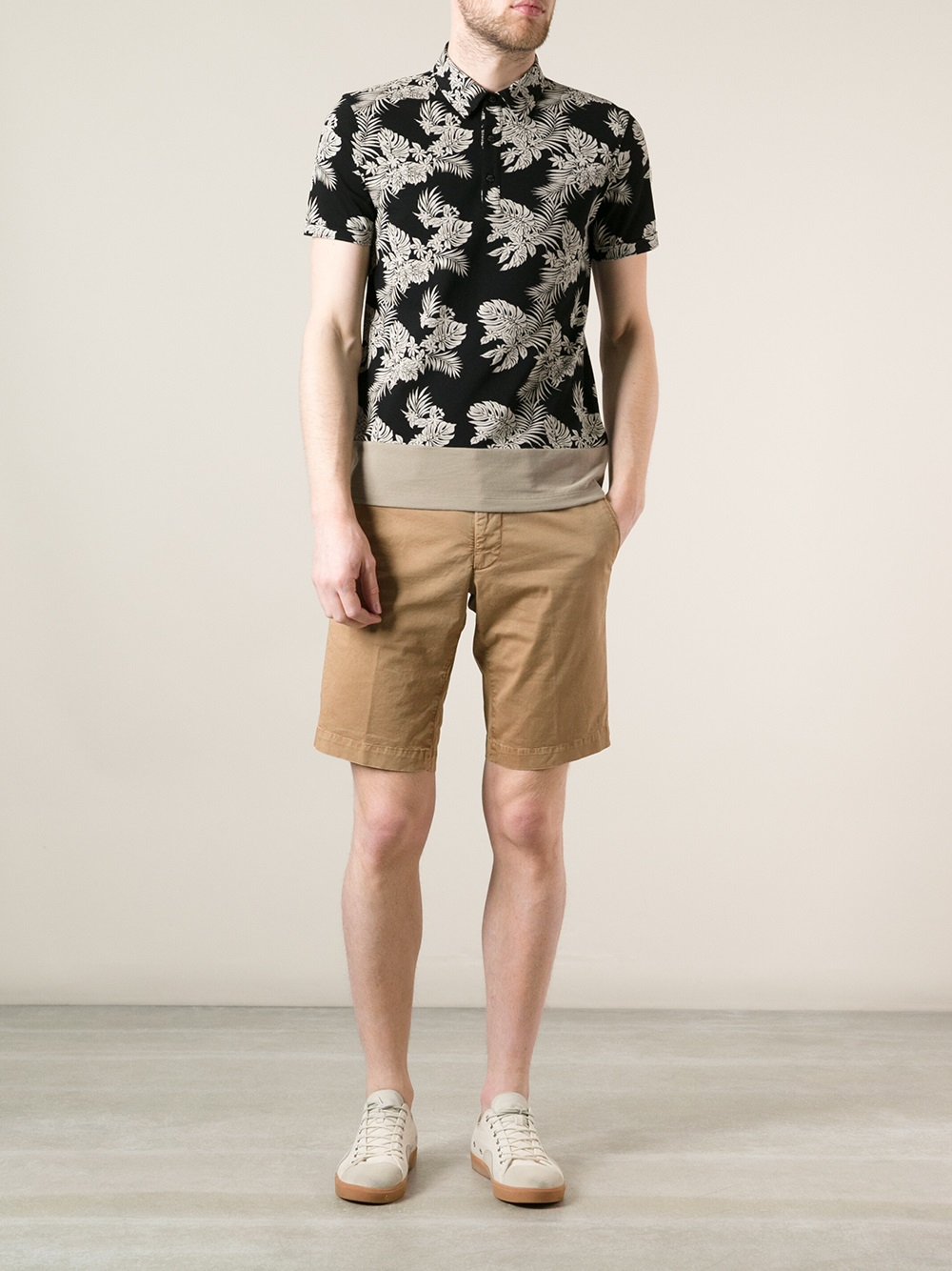 polo floral shorts