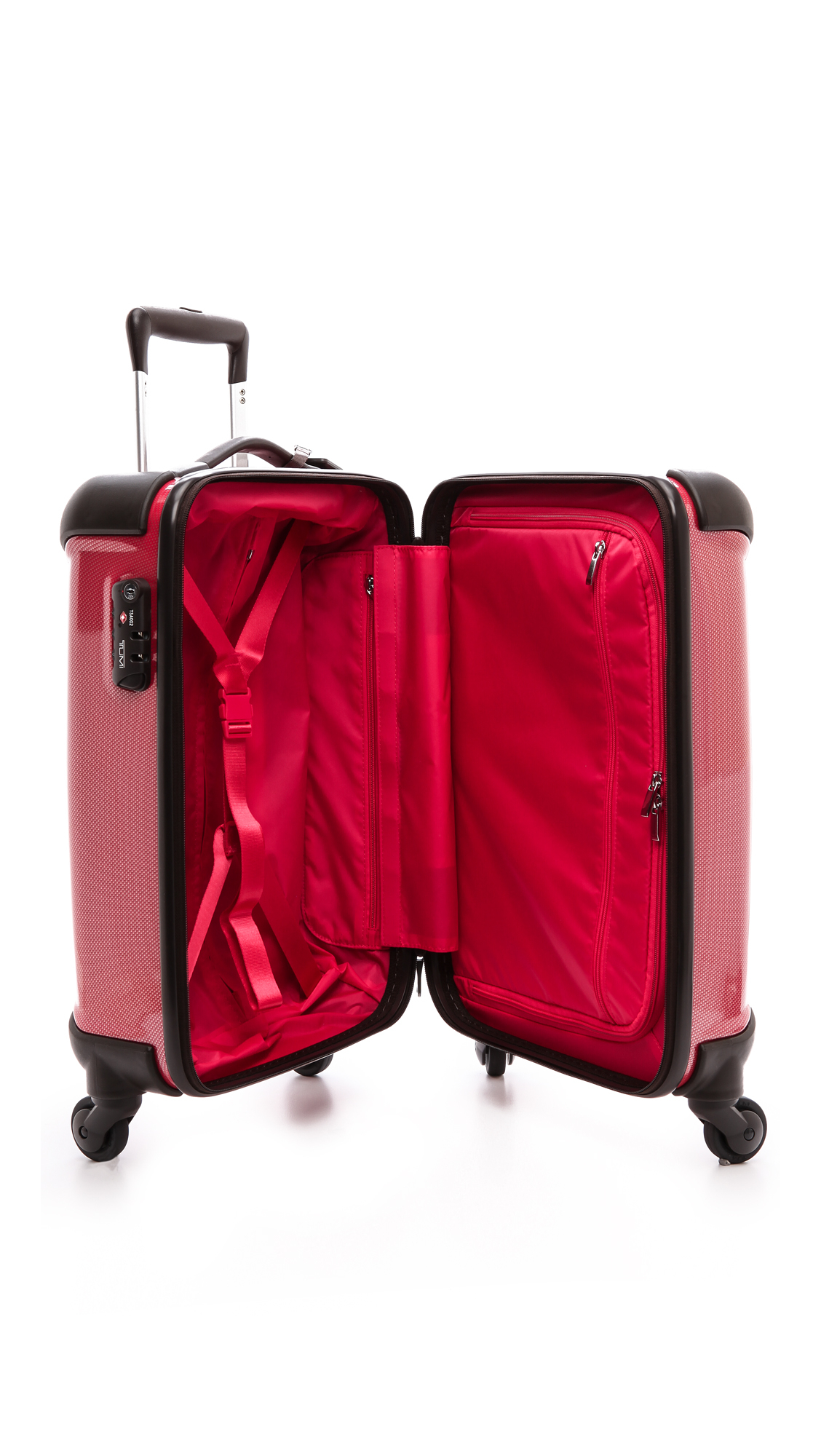 Tumi International Carry On Suitcase Lipstick in Red Lyst