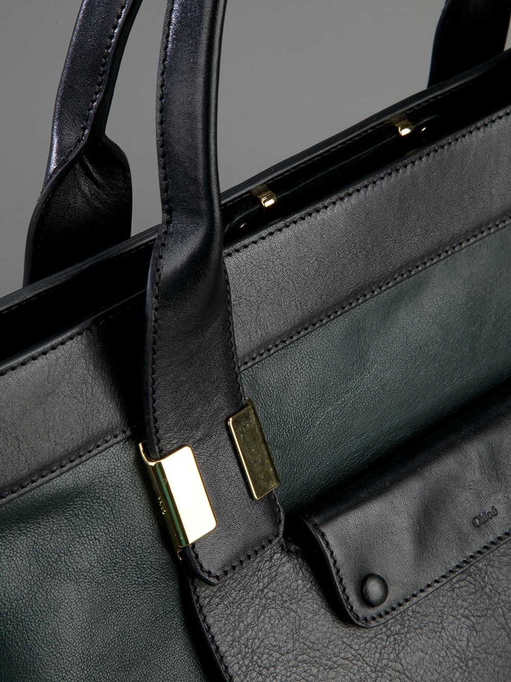 chole purse - Chlo Alice Large Tote in Black | Lyst