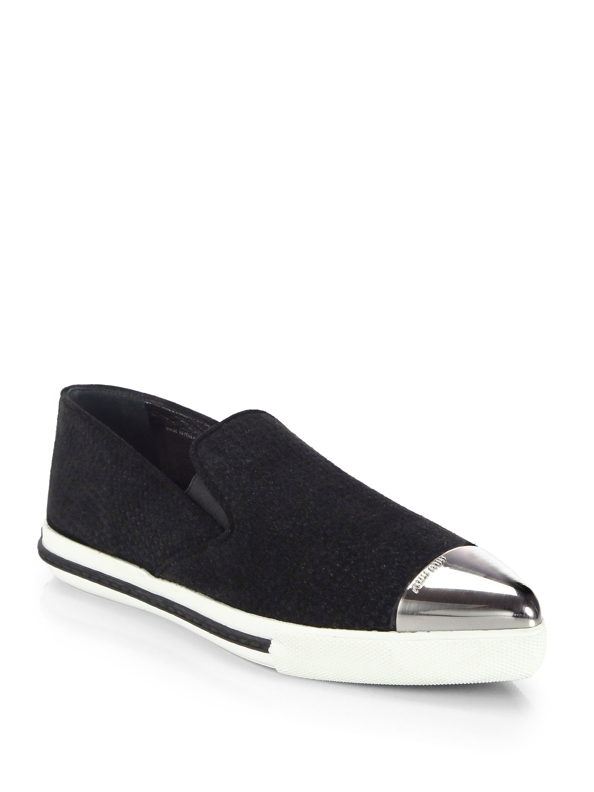miu miu sneakers cap toe