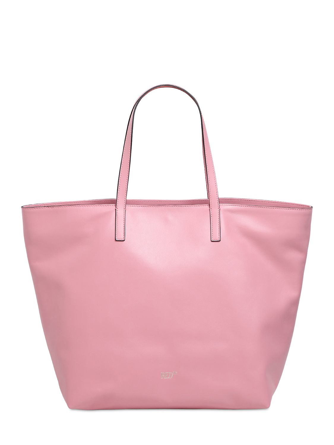 Lyst - Red Valentino Flower Embellished Leather Tote Bag in Pink