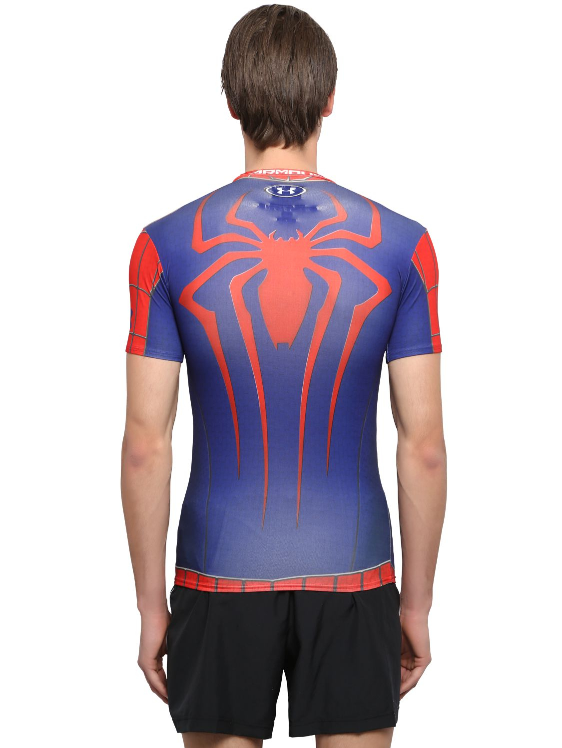 t shirt under armour spiderman