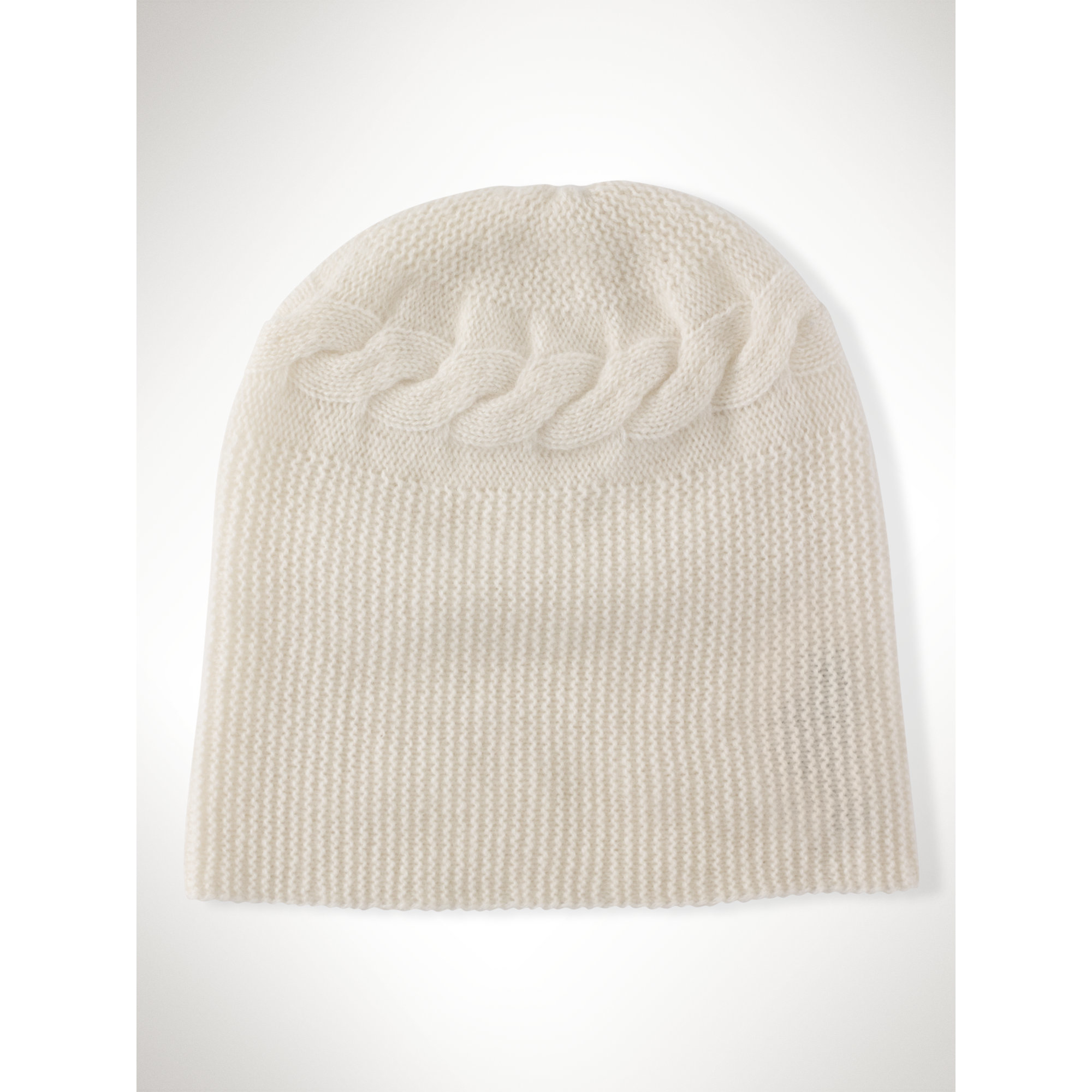 Ralph lauren Cashmere Skull Cap in Beige (cream) Lyst