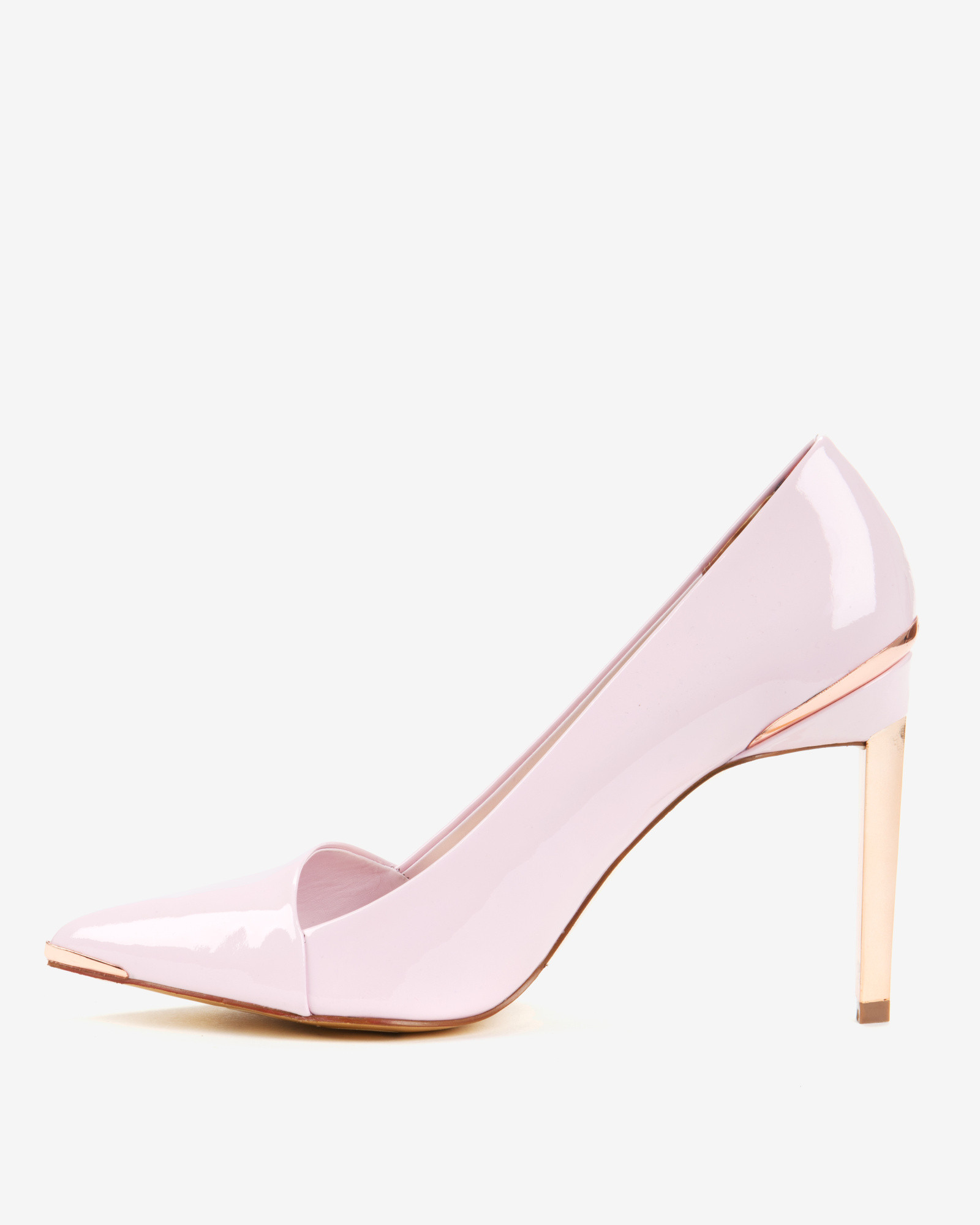 baby pink court shoes