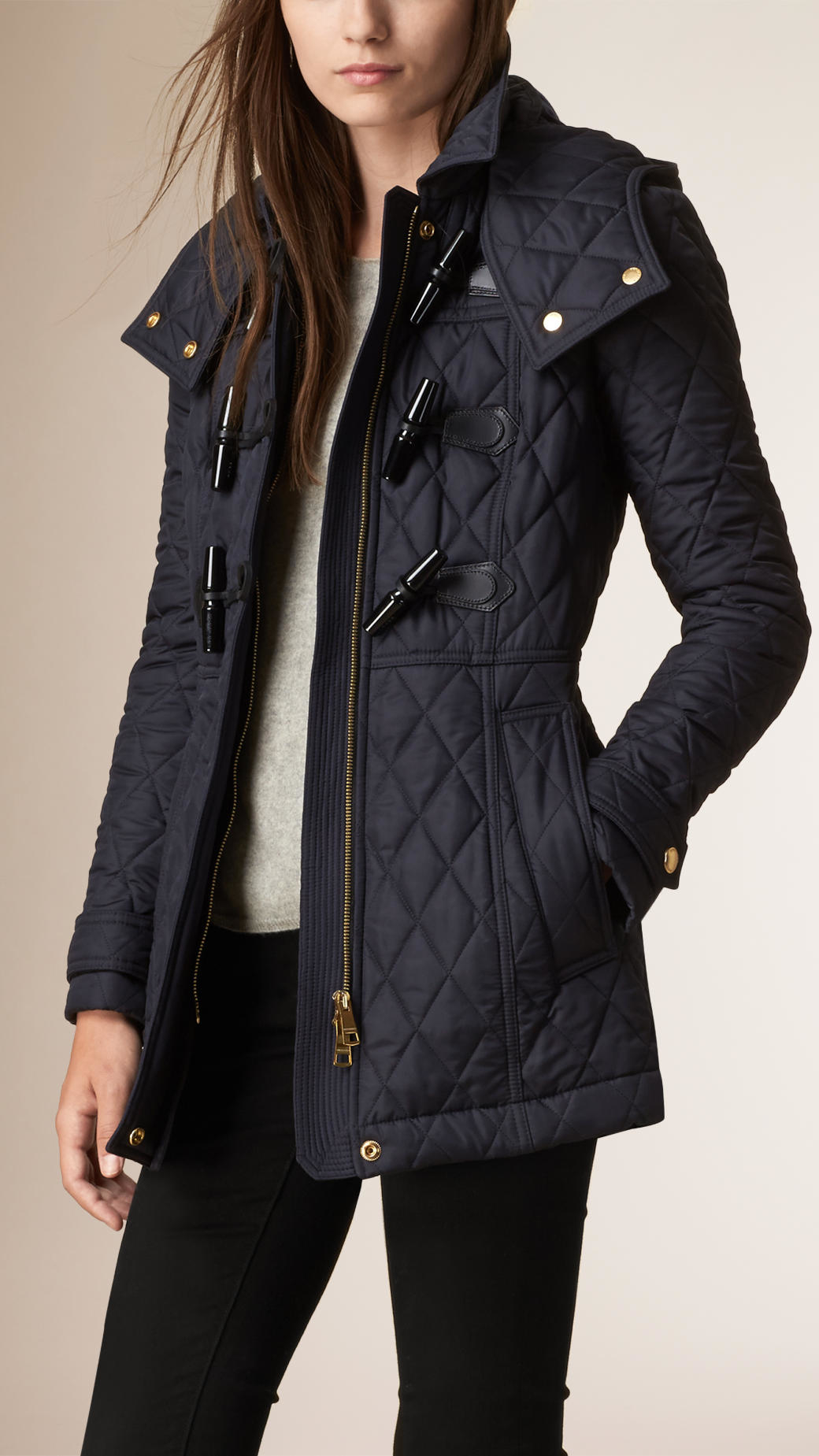 padded duffle coat
