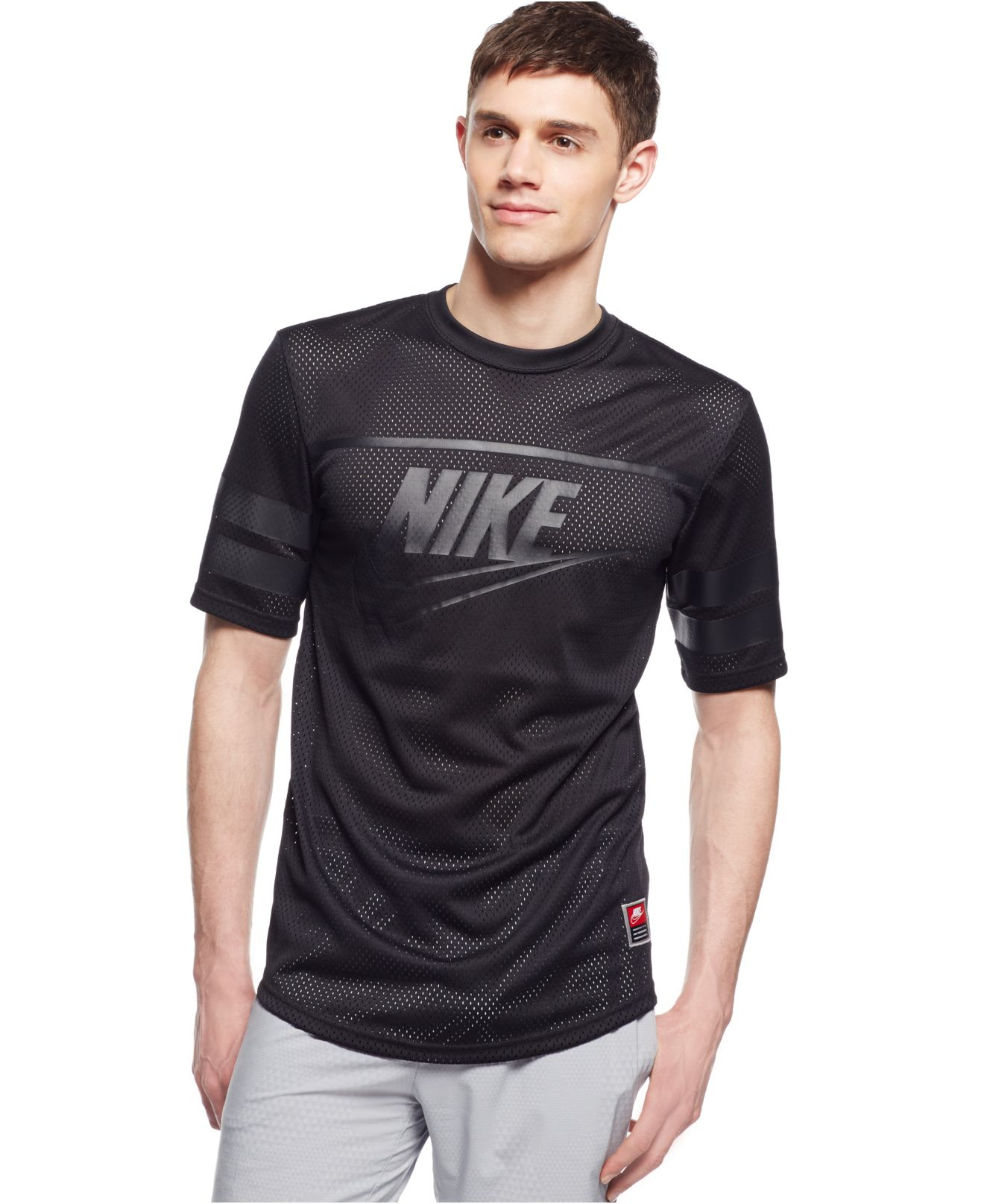 emulsion Swimming pool Leeds Nike Knows Franchise Mesh T-shirt in Black/Black (Black) for Men - Lyst