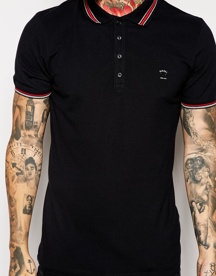 diesel mens polo shirts