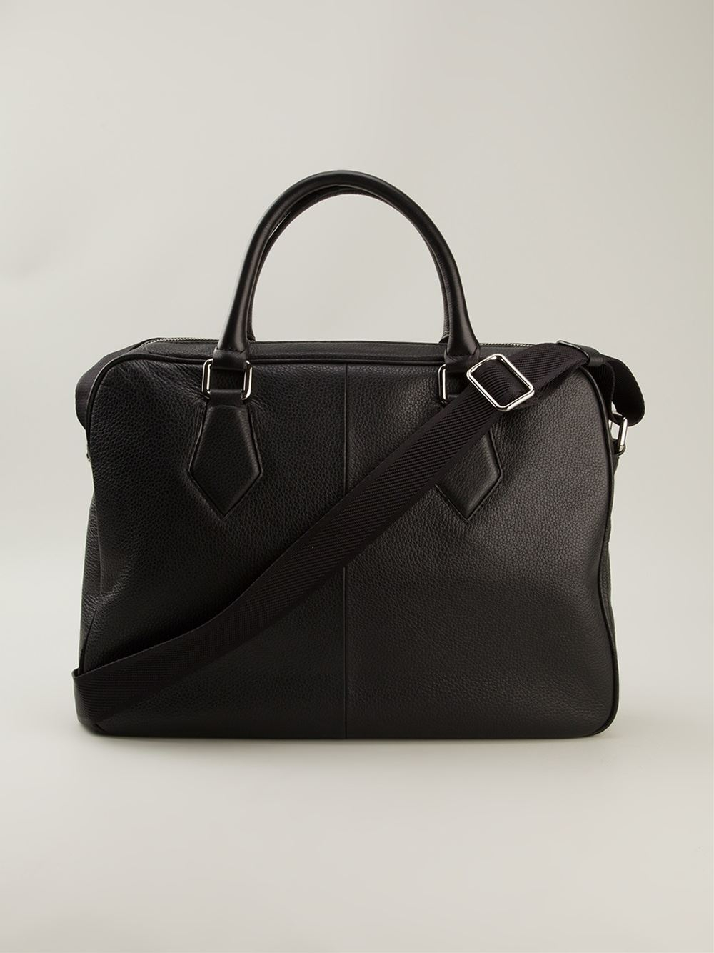 Vivienne Westwood Stamped Logo Laptop Bag in Black for Men - Lyst