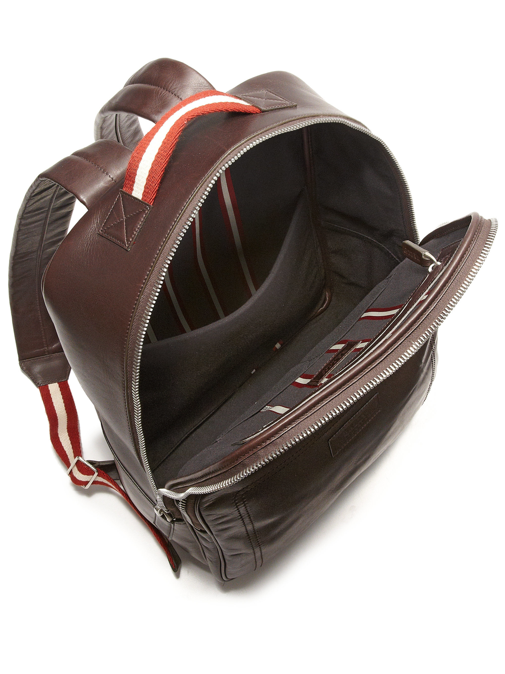 bally backpack leather