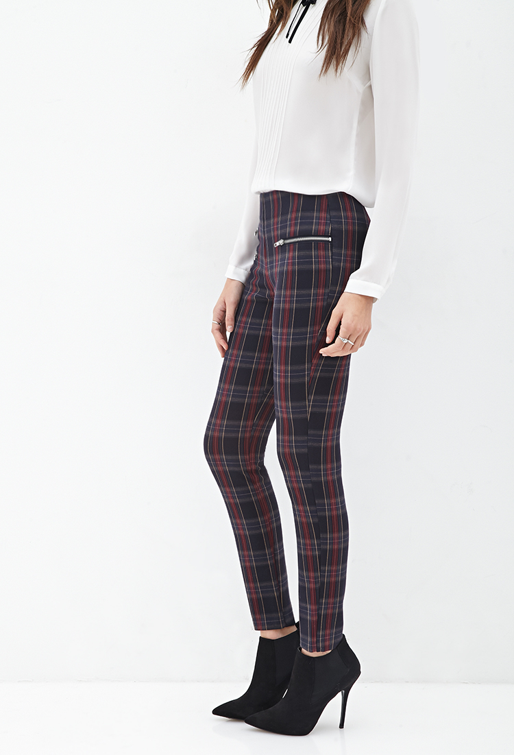 blue and white striped pants forever 21