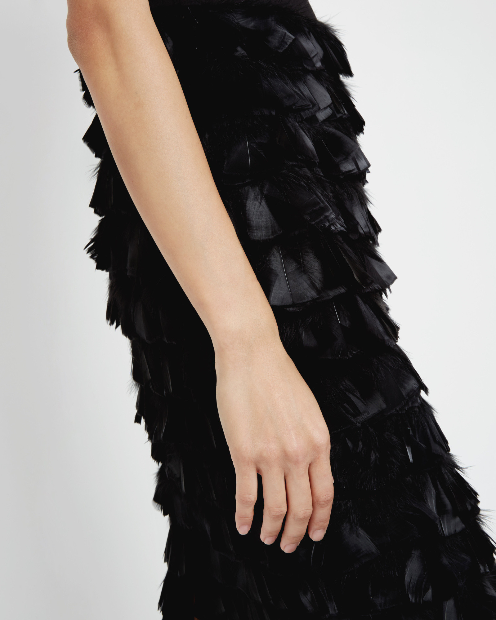 ted baker feather dress