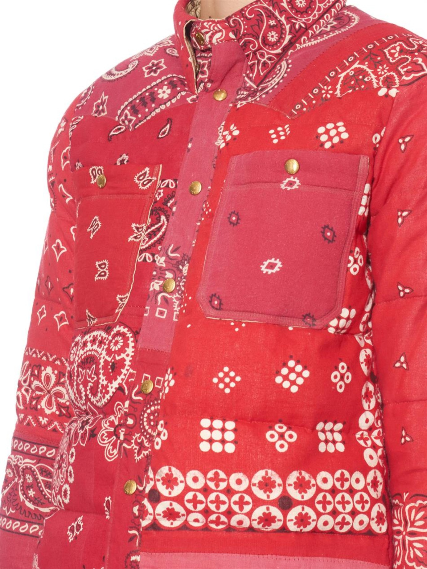 visvim red bandana jacket