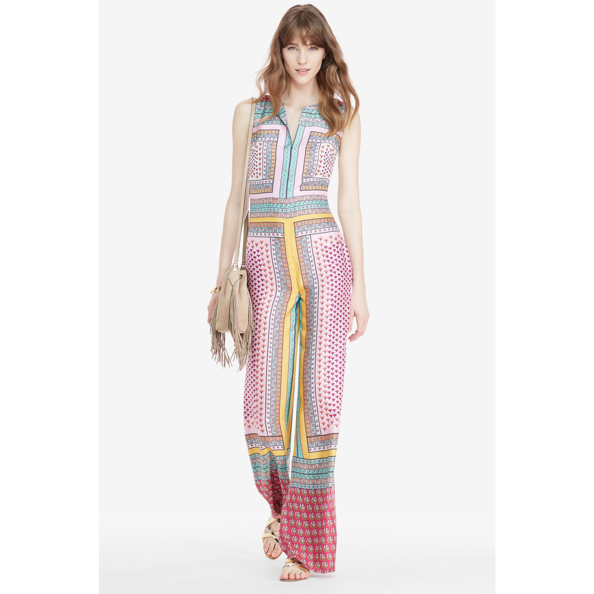 dvf pink jumpsuit