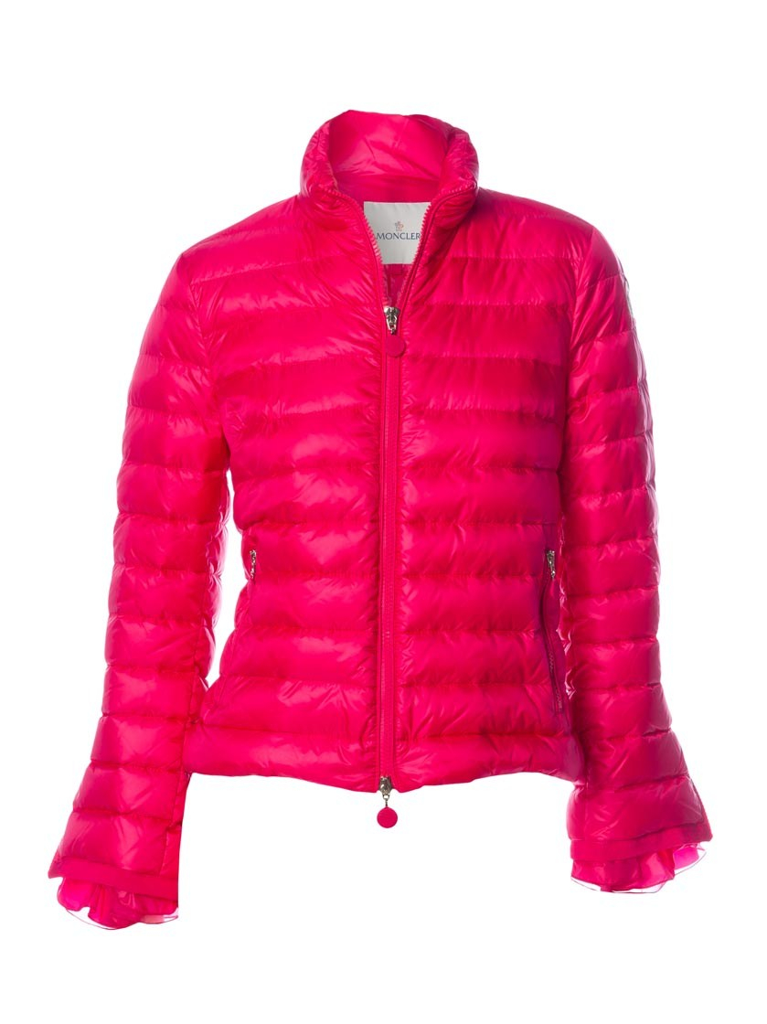 Moncler Down Jacket in Pink Lyst