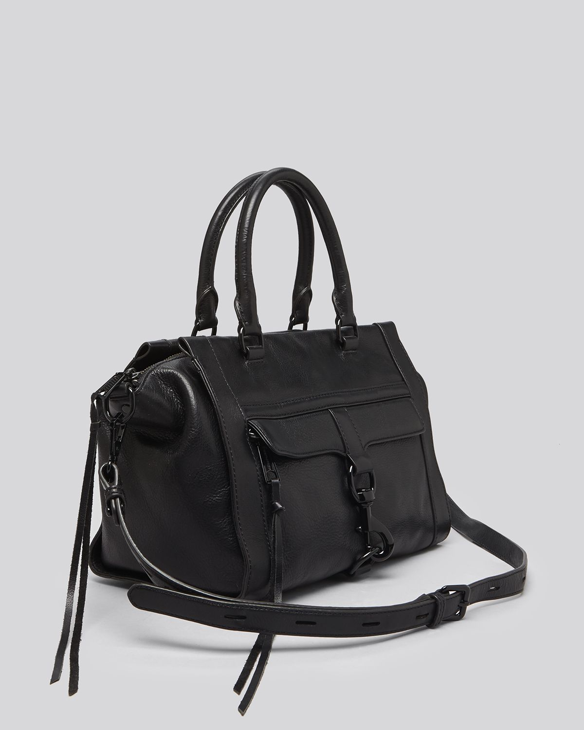 Rebecca minkoff black online satchel