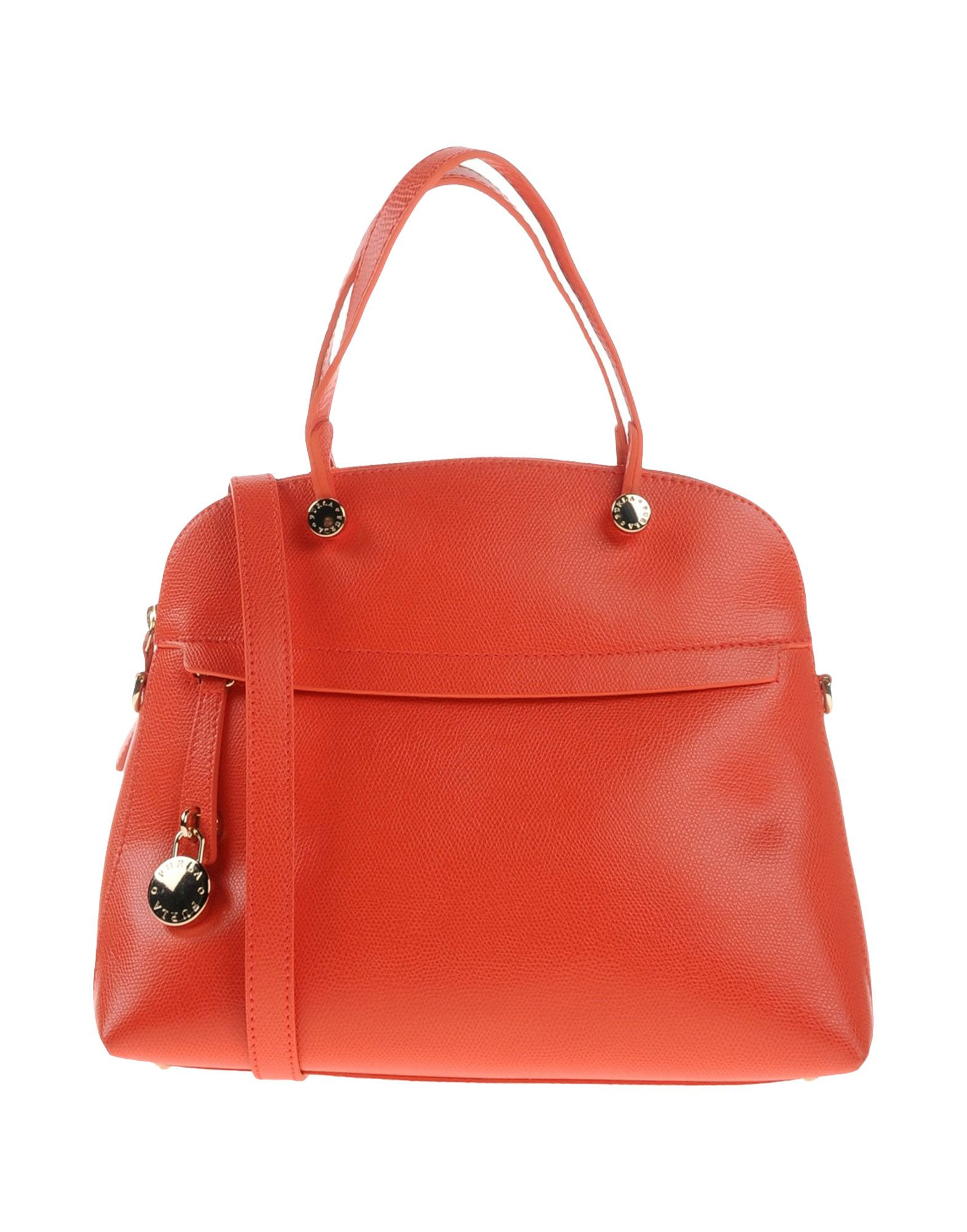 Furla Leather Handbag in Coral (Orange) - Lyst