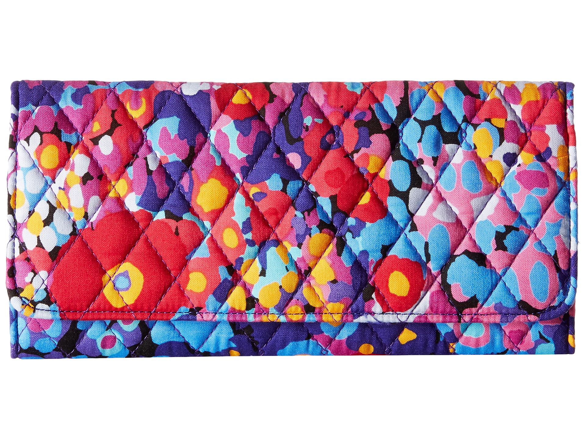 vera bradley tri fold wallet