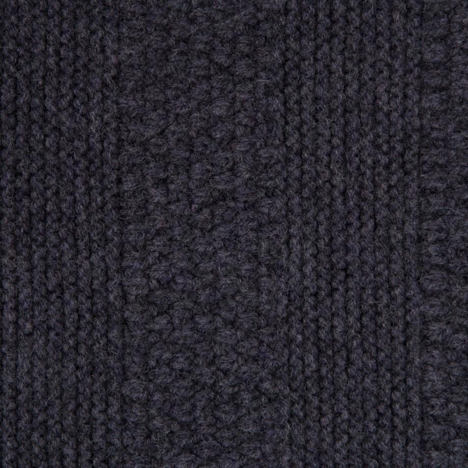 Paul smith Grey Textured-Stripe Wool Scarf in Gray | Lyst