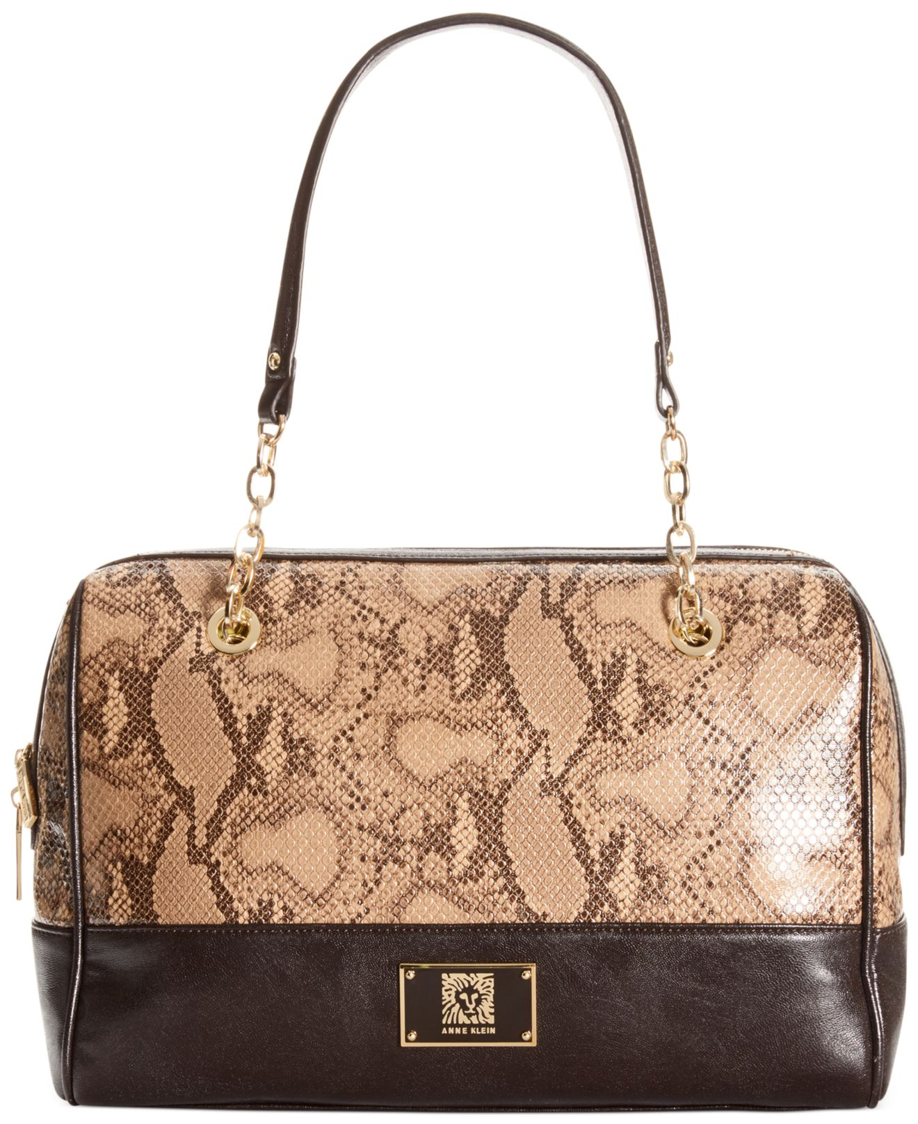Lyst Anne Klein Change The Channel Medium Duffle Bag in Brown