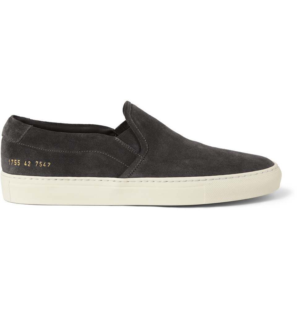 mens suede slip on sneakers