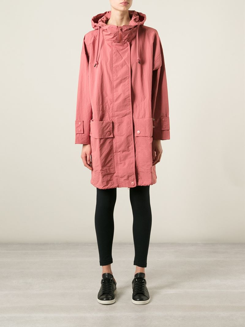 Плащ adidas Stella MCCARTNEY сиреневая