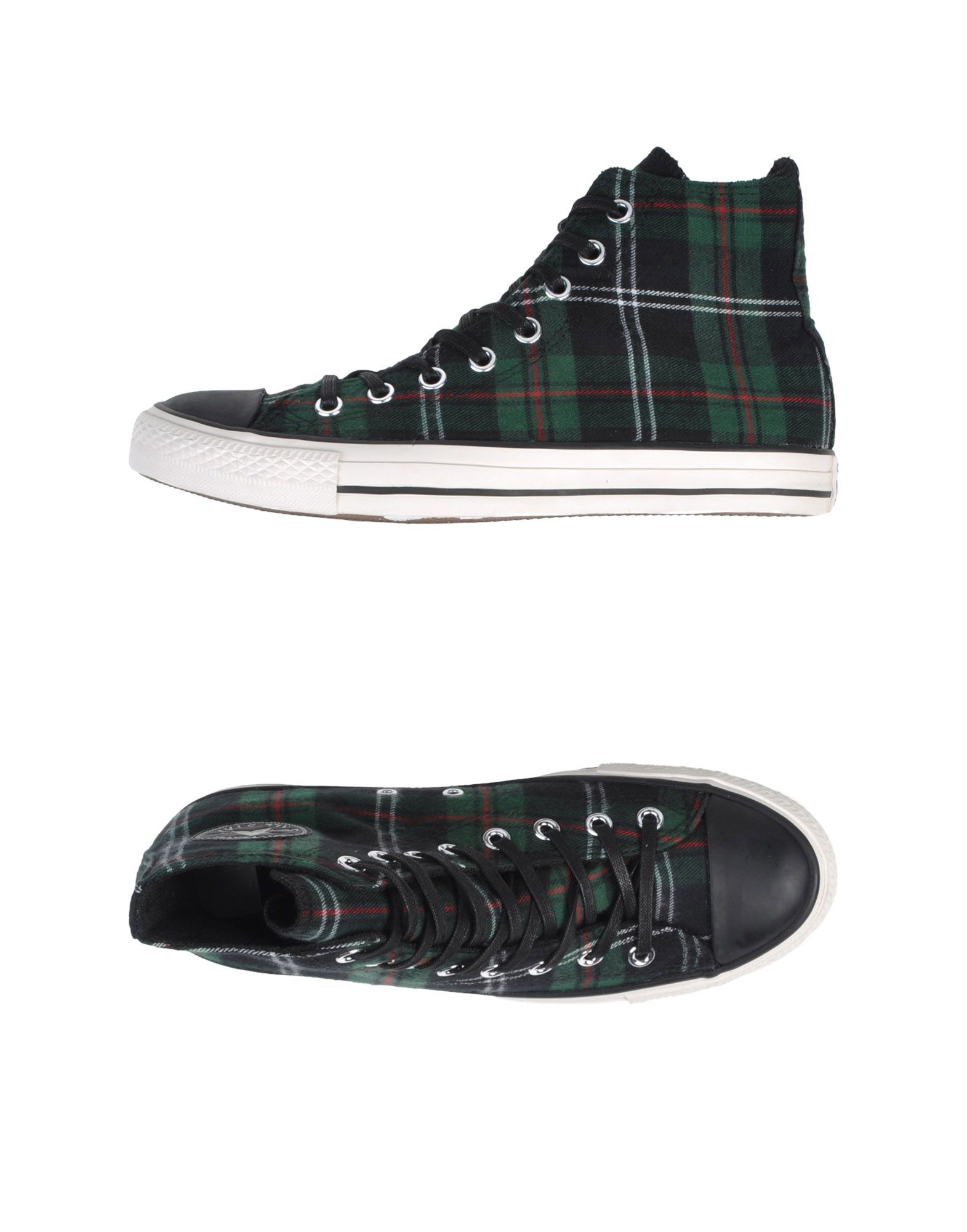 converse high cut dark green