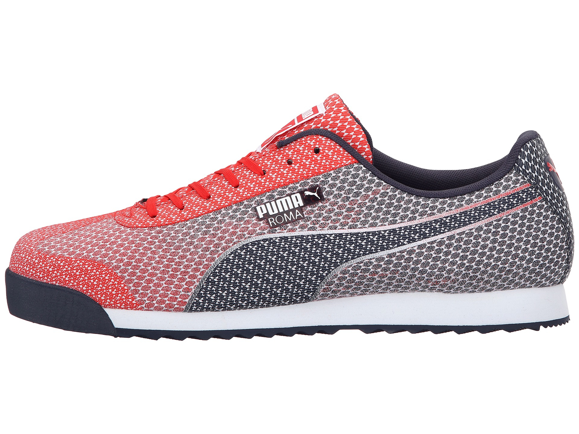 Puma Roma Woven Mesh in Red for Men (High Rish Red/Peacoat/White) | Lyst