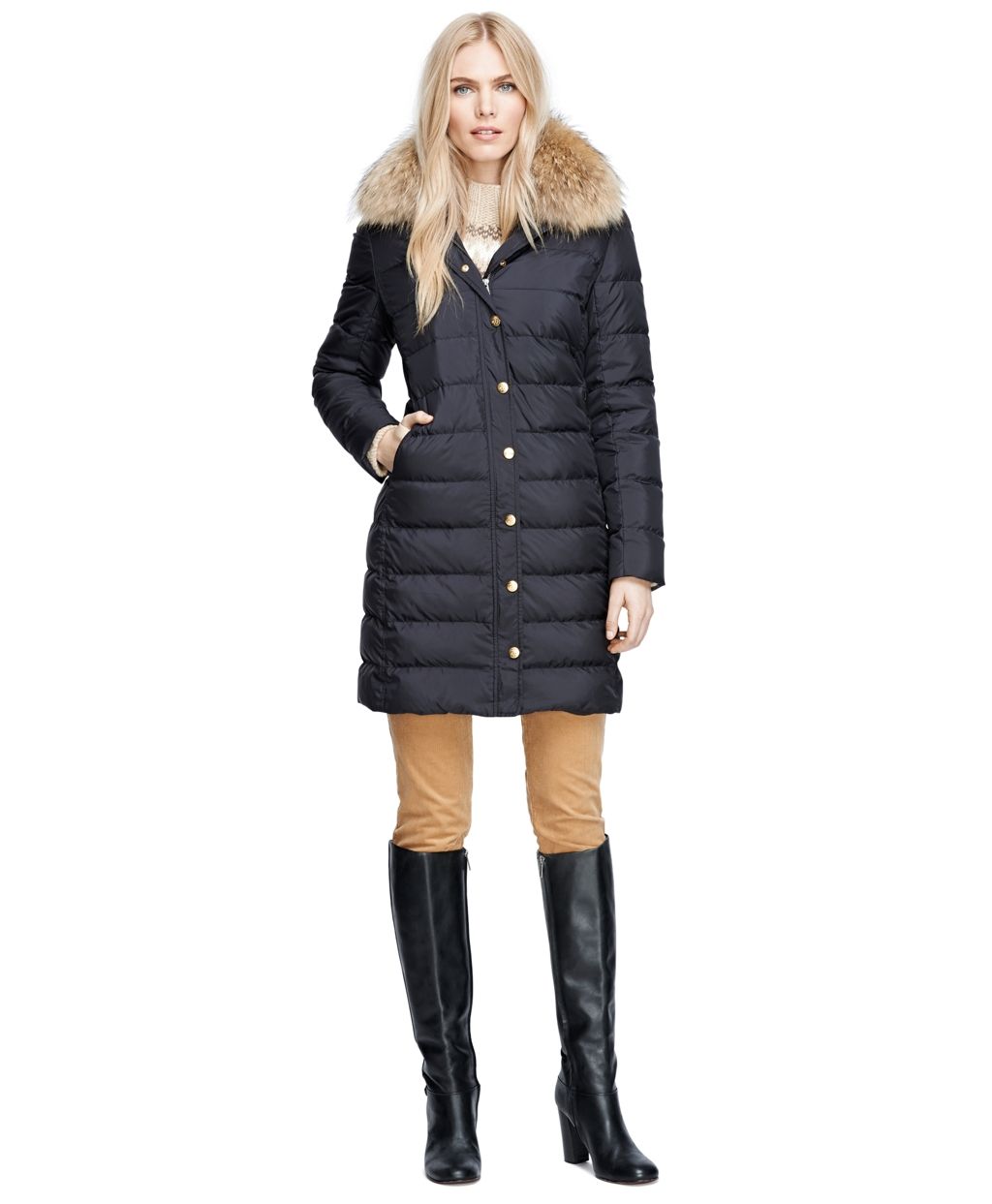 brooks brothers puffer jacket