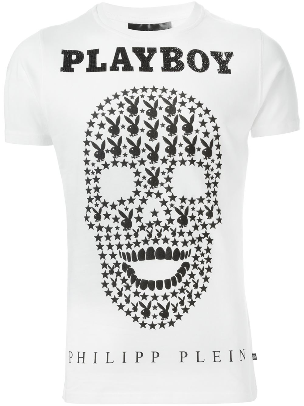 Philipp Plein Playboy T-shirt in Black for Men | Lyst