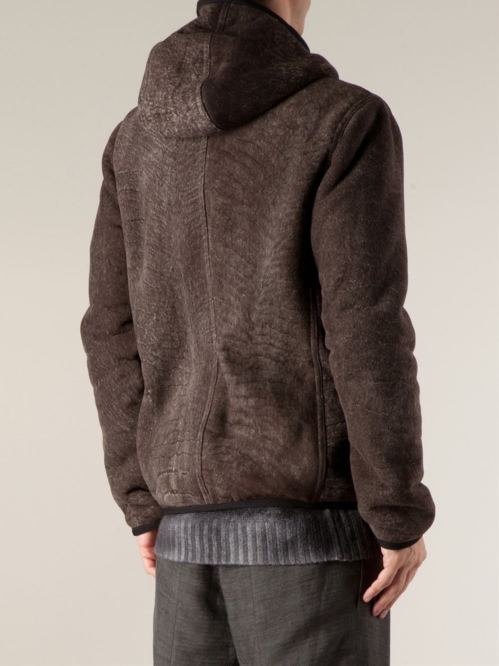 sheepskin sweatshirt