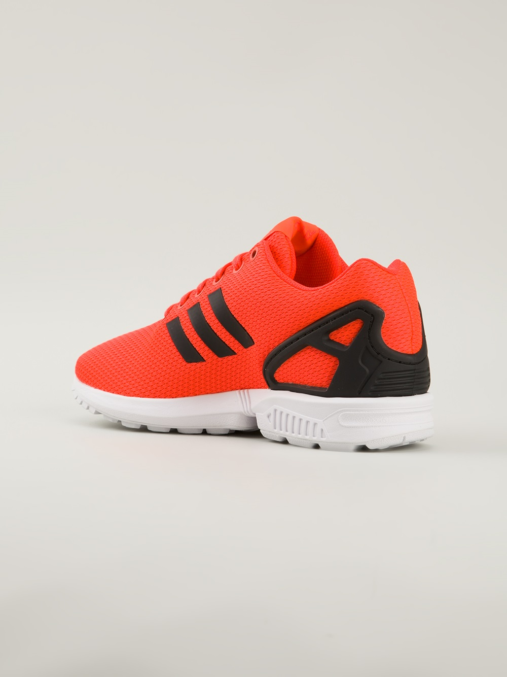 adidas originals zx flux em trainers solar red/white/solar red