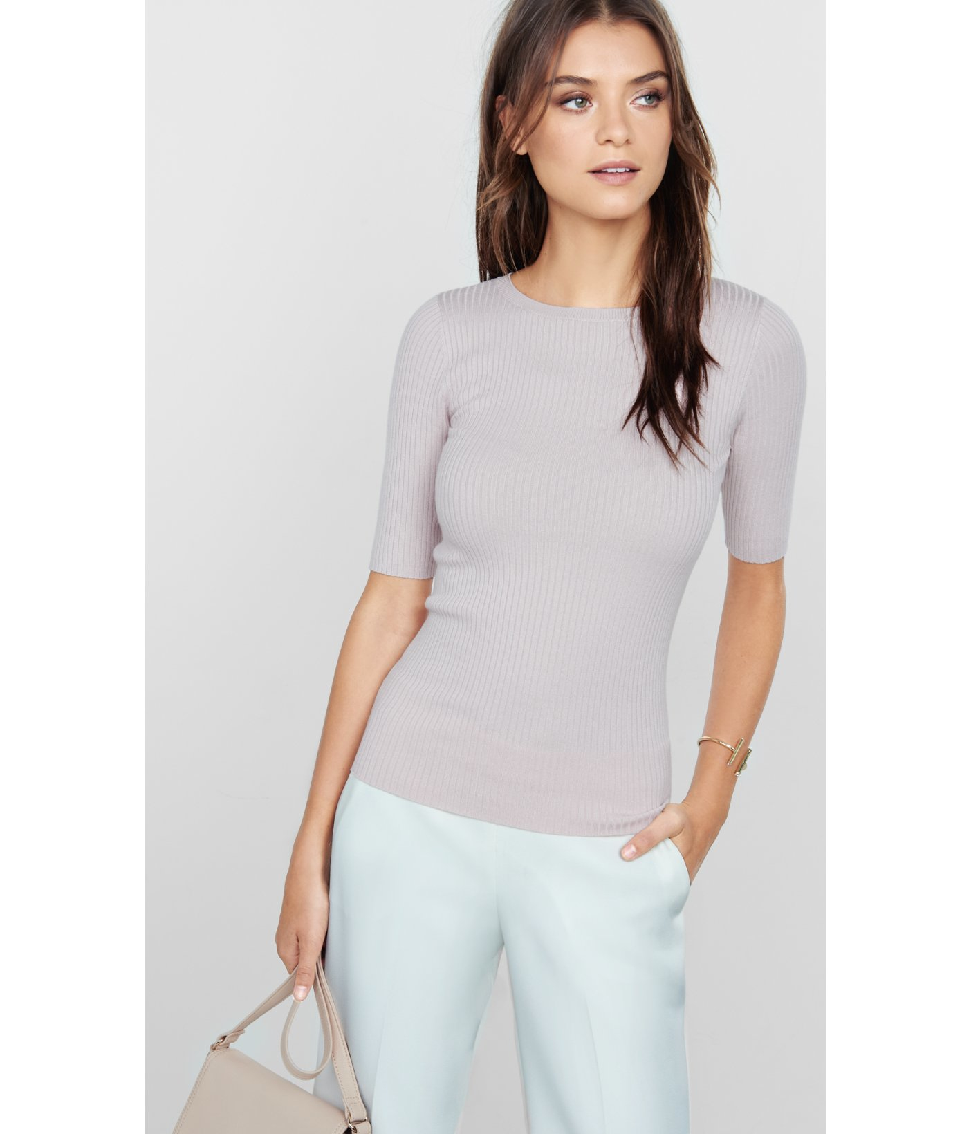elbow sleeve sweater