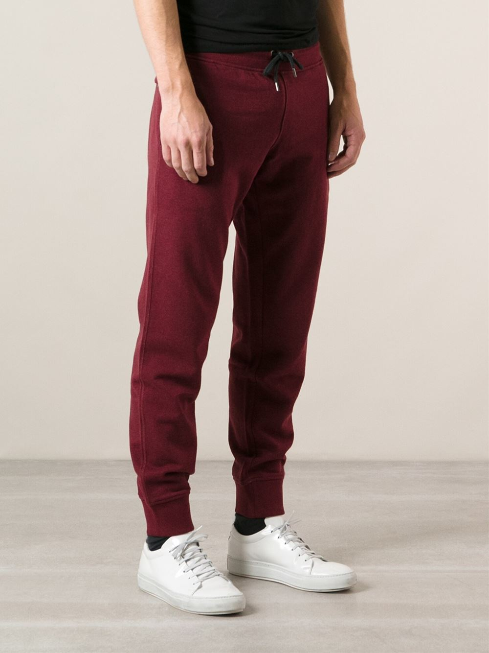 Armani jeans Sweat Pants in Red for Men | Lyst