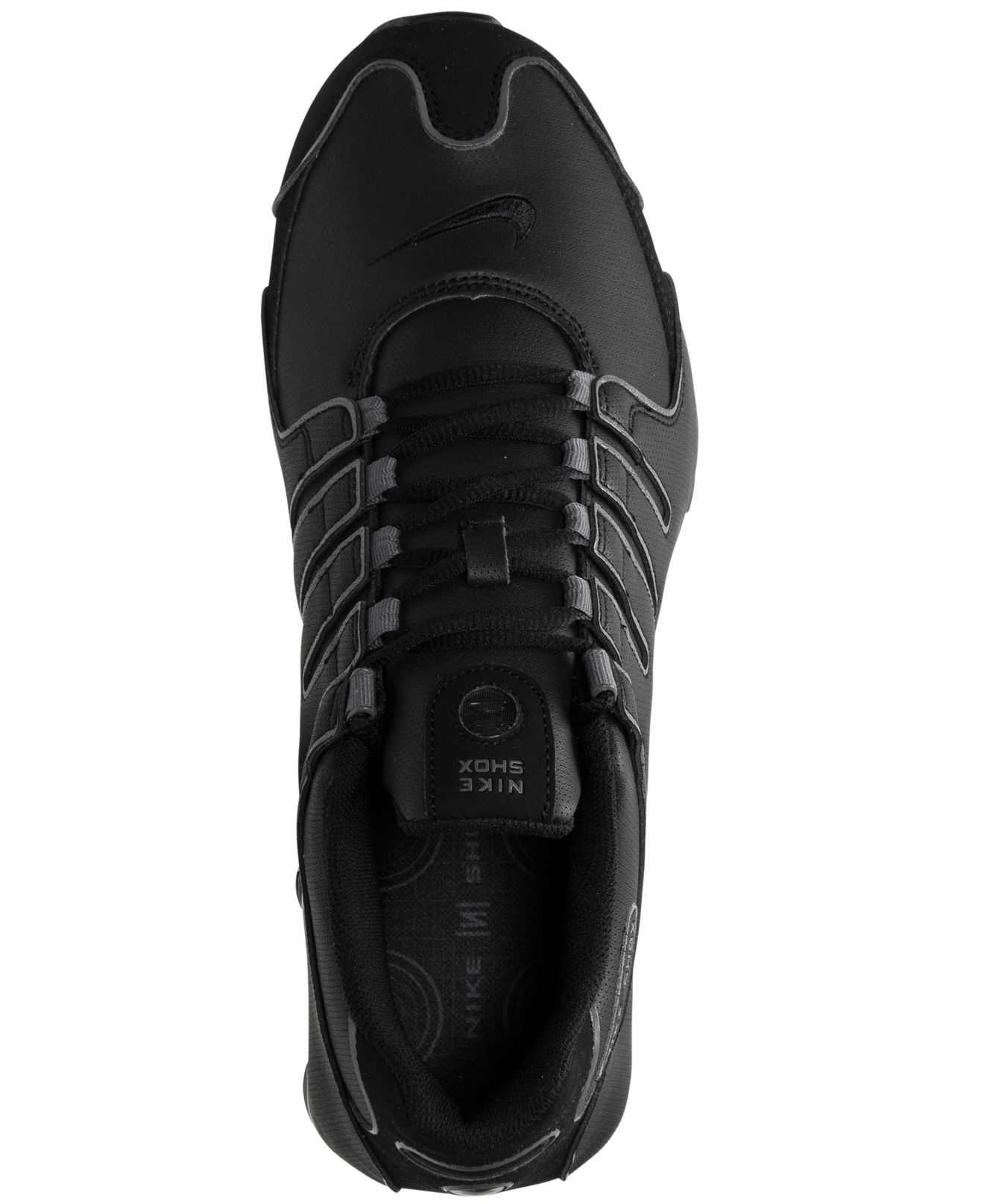 leather nike shox