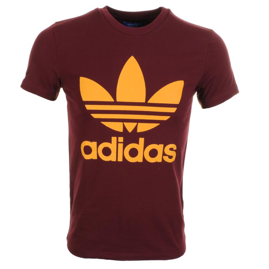 adidas t shirt brown