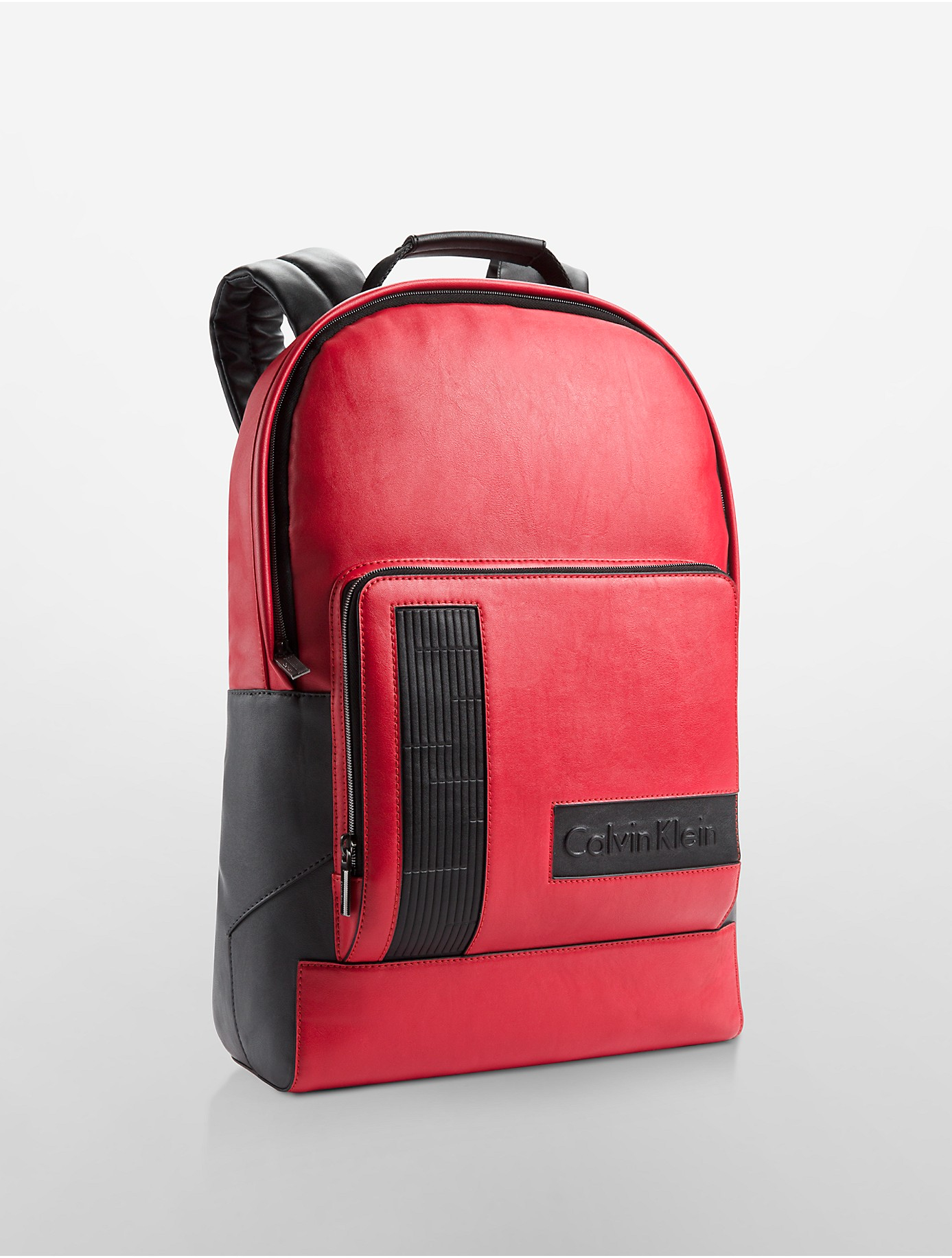 Calvin Klein White Label Devin Slim Backpack in Red for ...