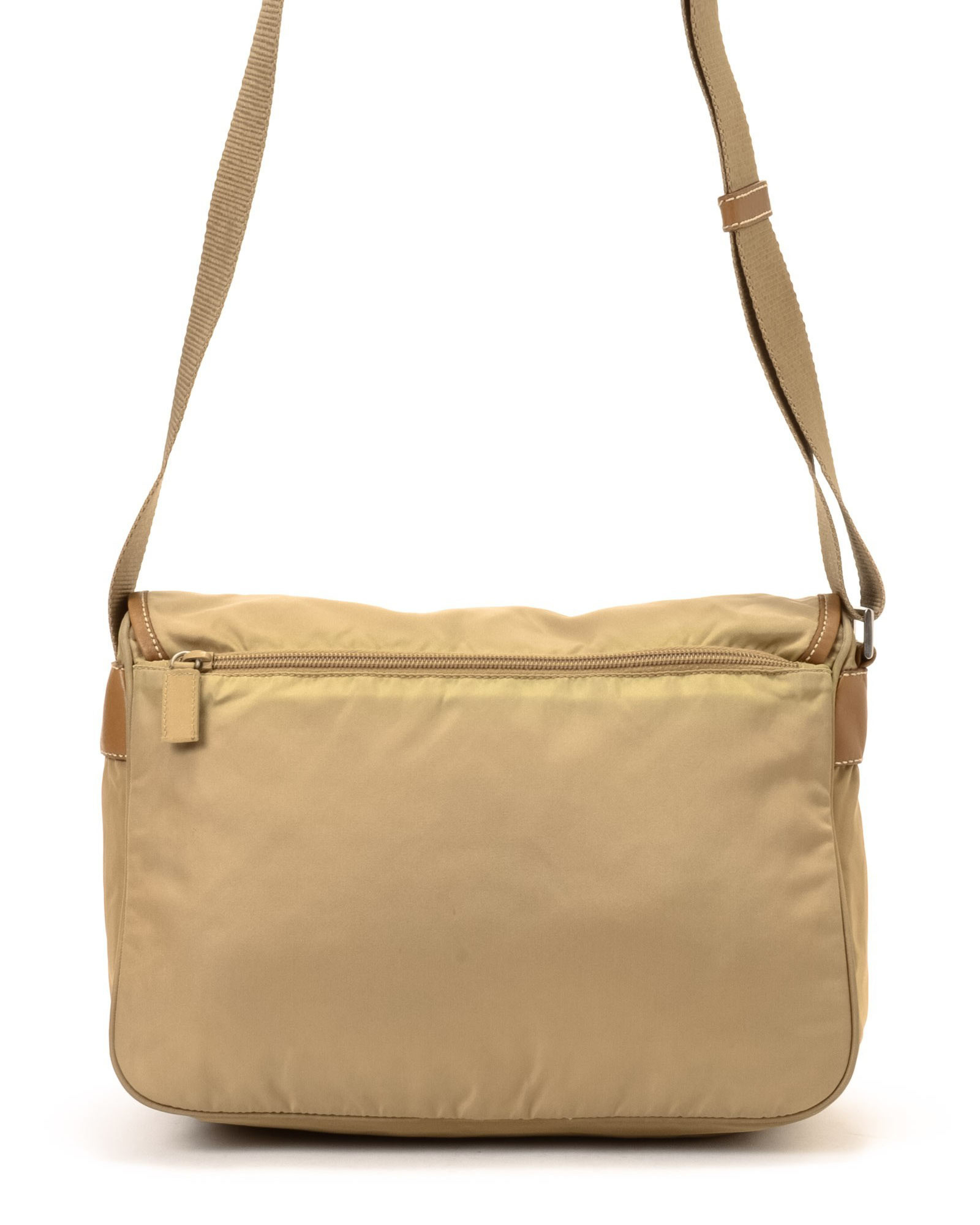 Prada Messenger Bag - Vintage in Beige | Lyst