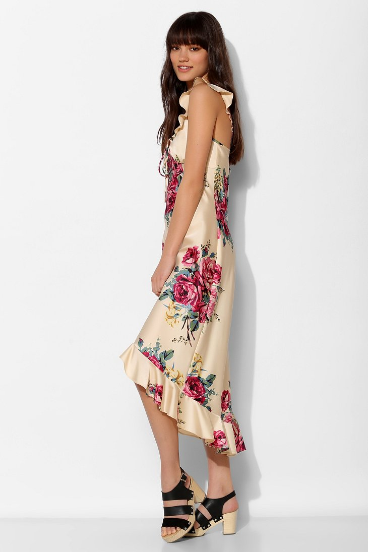 Lyst - Betsey Johnson Vintage For Uo Alice Flutter Midi Dress in White