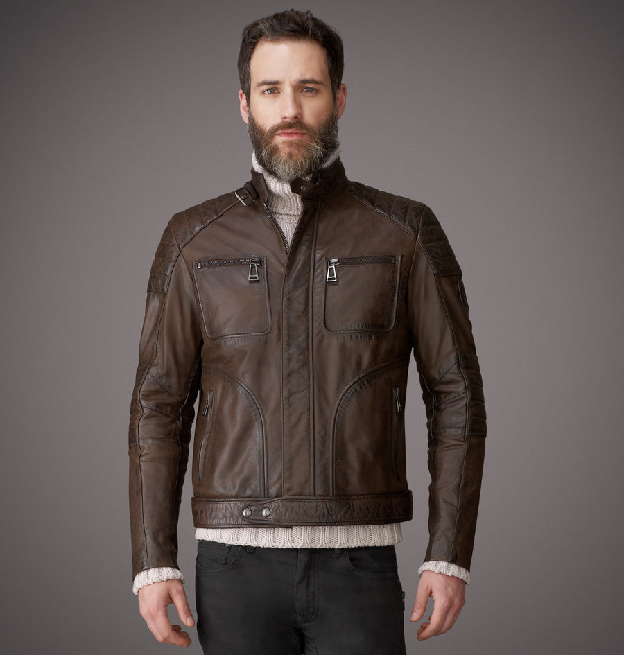 Belstaff Weybridge Leather Jacket Black/Brown Belstaff Weybridge Leather Jacket Black/Brown