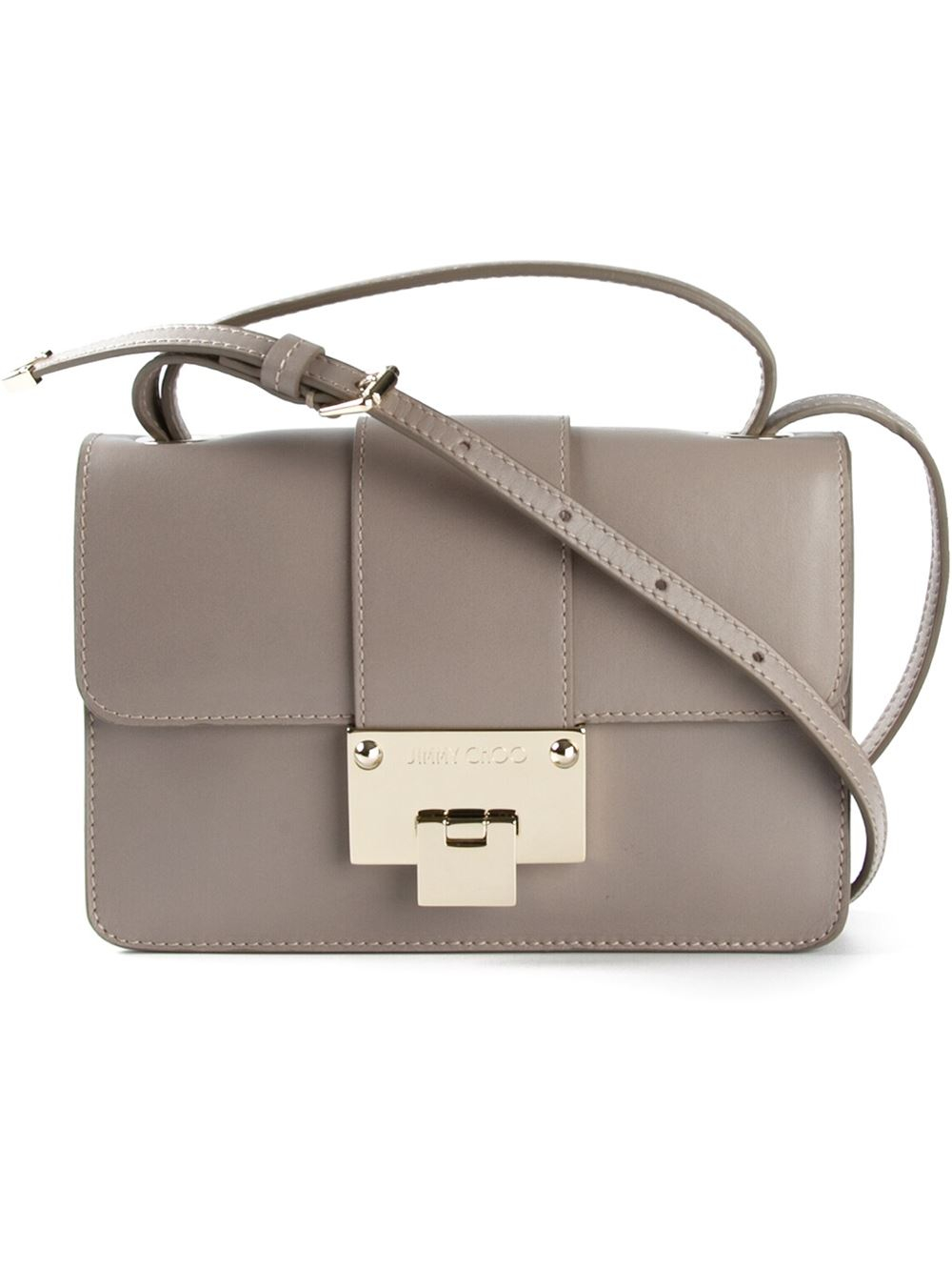 Lyst - Jimmy choo 'Rebel' Cross Body Bag in Gray