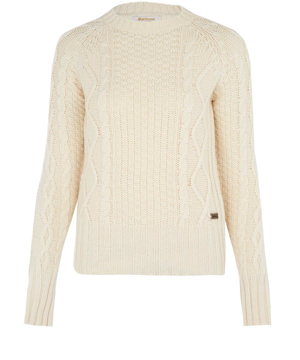 barbour cream jumper