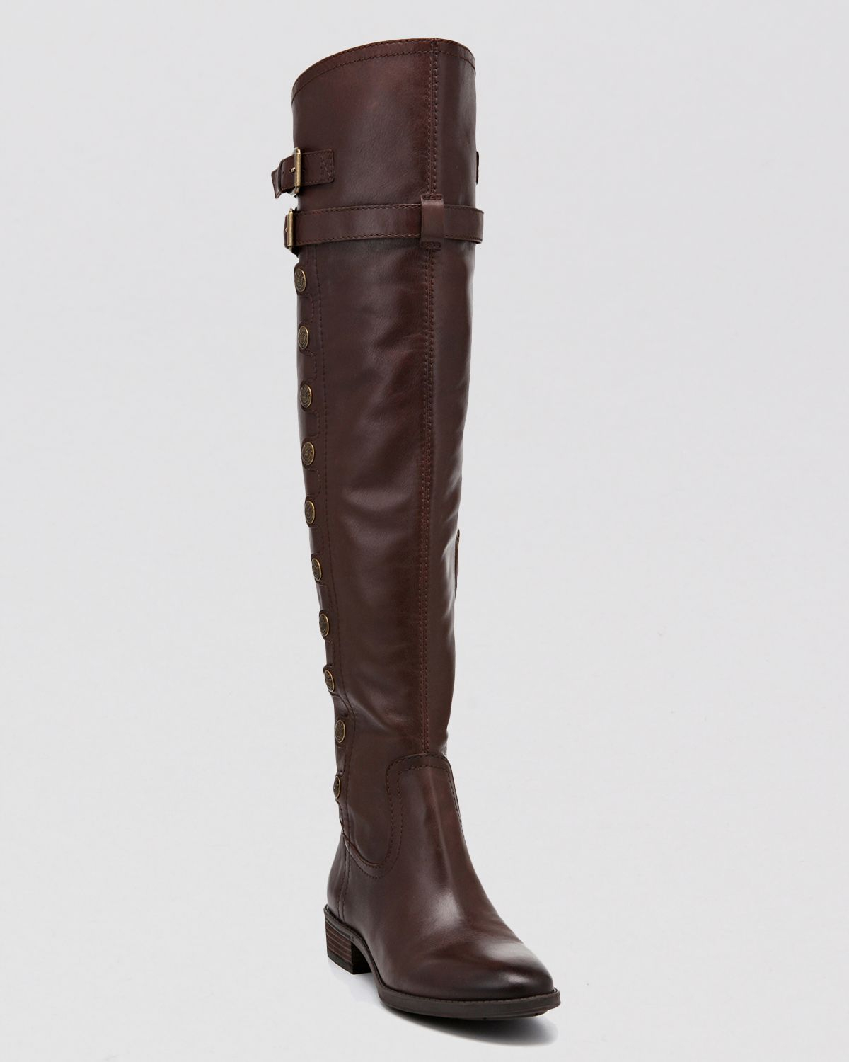 Sam Edelman Over The Knee Boots Pierce in Dark Brown (Brown) Lyst